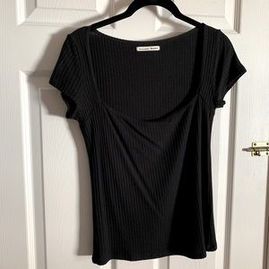 Reformation Bardot Short Sleeve Top